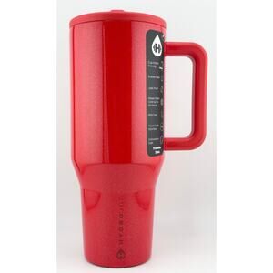 HydroJug 32 oz HOLIDAY COLLECTION Traveler, HOLLY RED